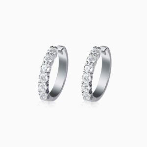 Dangle pave bridal rings