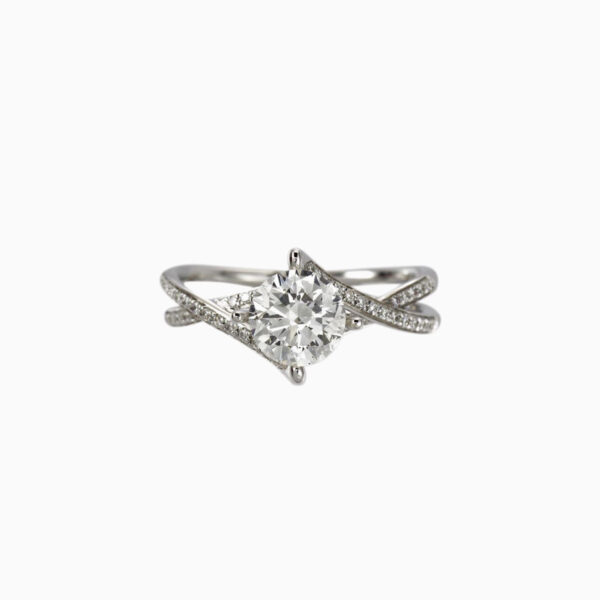 Diamond bridal wedding ring - Image 3