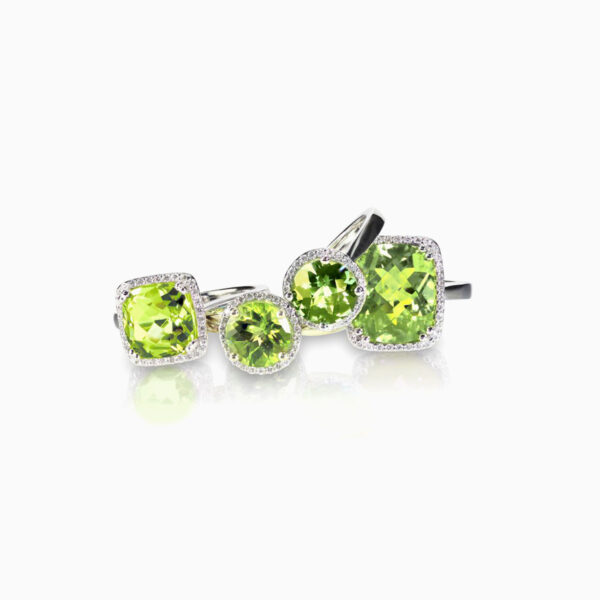 Multi colored gemstone ring - Image 3