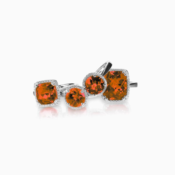 Multi colored gemstone ring - Image 4