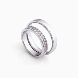 Bridal wedding rings set