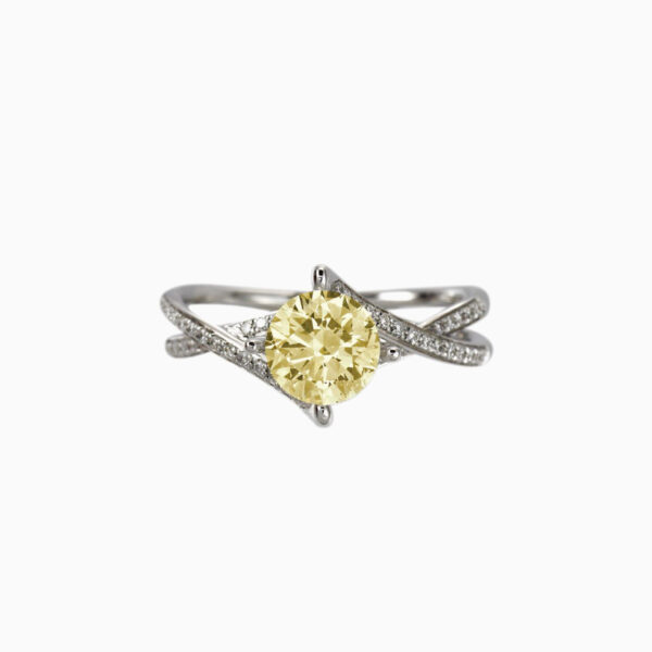 Diamond bridal wedding ring - Image 4